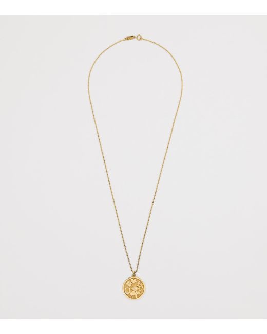 Jennifer Meyer Metallic And Diamond Good Luck Necklace