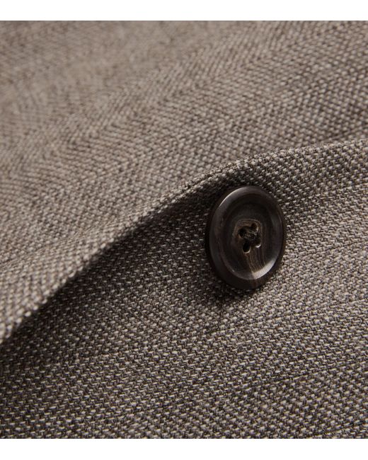 Our Legacy Brown Wool Ceremony Blazer for men