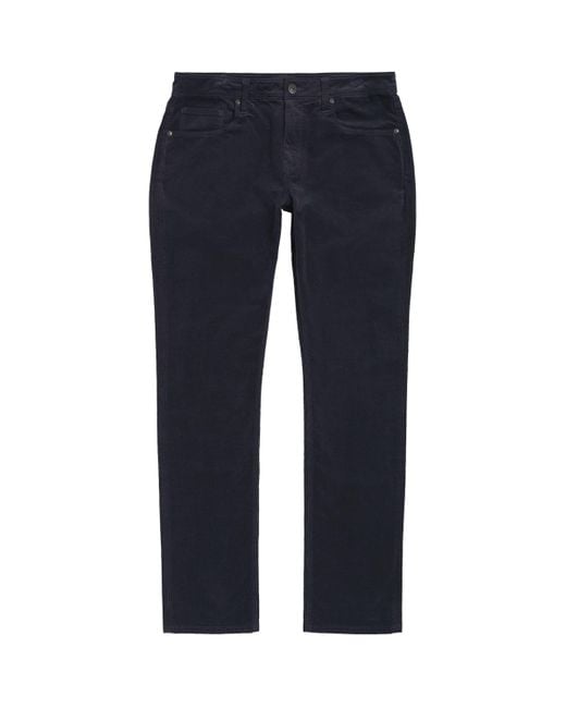 PAIGE Blue Corduroy Federal Slim-Straight Jeans for men