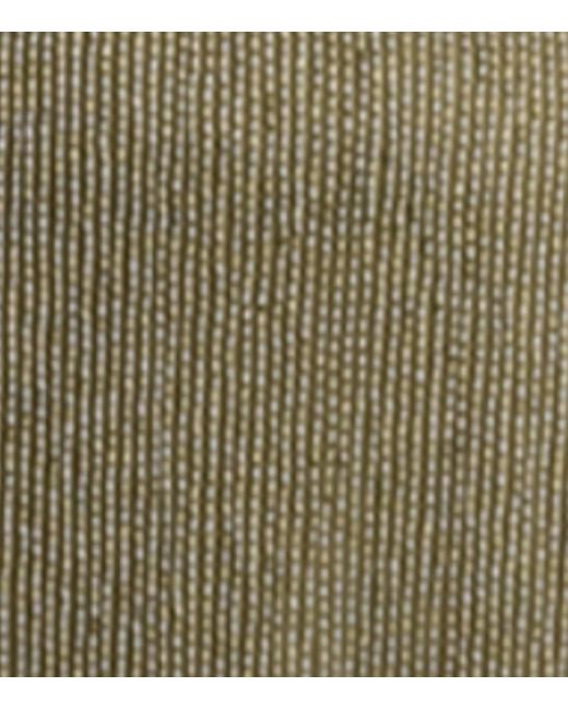 Ralph Lauren Green Beaded Stacy Maxi Dress