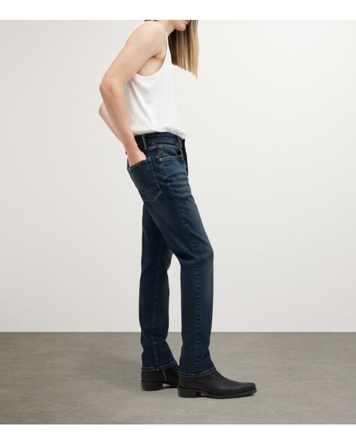 AllSaints Blue Sid Slim Jeans for men