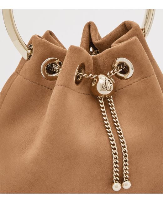 Jimmy Choo Brown Leather Bon Bon Top-Handle Bag