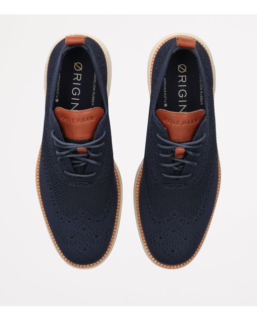 Cole Haan Blue Øriginalgrand Remastered Stitchlite Oxford Sneakers for men