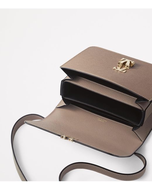 Cartier Natural Mini Leather C De Shoulder Bag