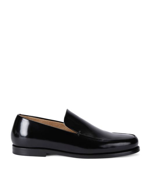 Khaite Black Calfskin Alessio Loafers