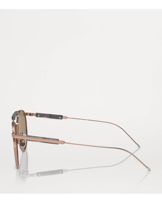 Brunello Cucinelli Brown Titanium Bc2004St Sunglasses