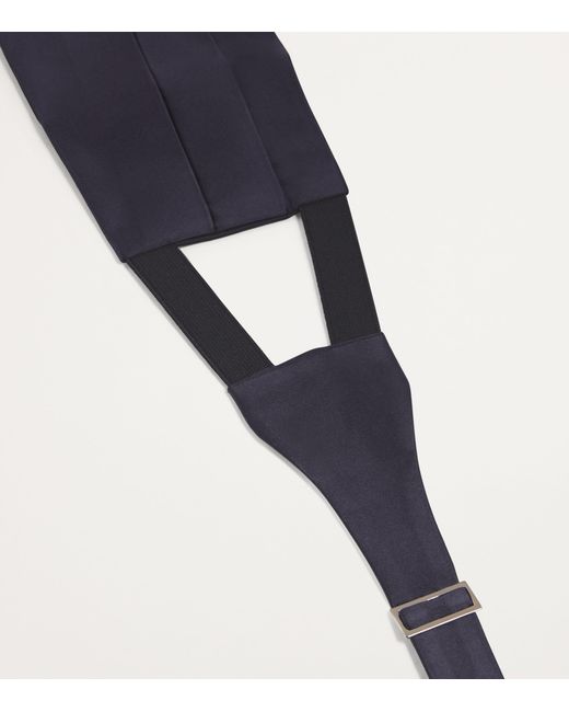 Giorgio Armani Blue Silk Cummerbund for men