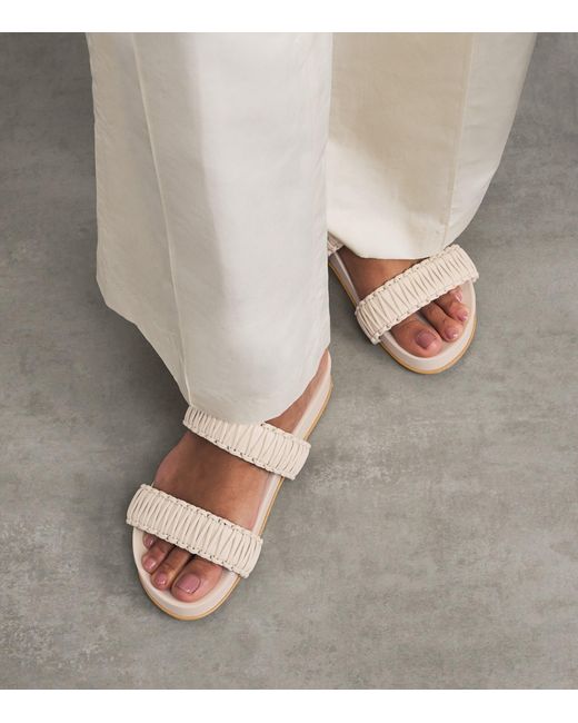 Joseph Natural Leather Braided Isha Sandals
