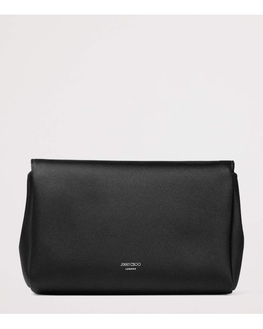 Jimmy Choo Black Satin Bow Mini Bag