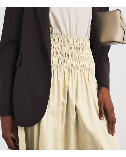 Joseph Natural Cotton Leonie Midi Skirt
