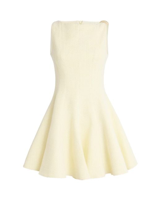 Maje Natural Tweed Mini Dress
