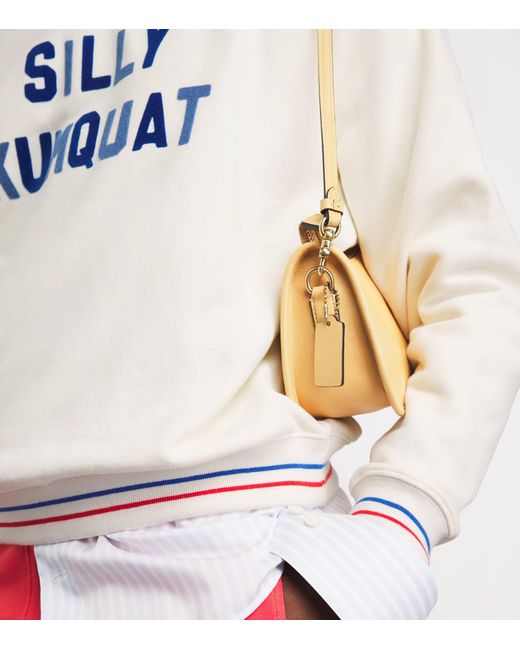 Mother White Cotton The Big Sport Sweatshirt