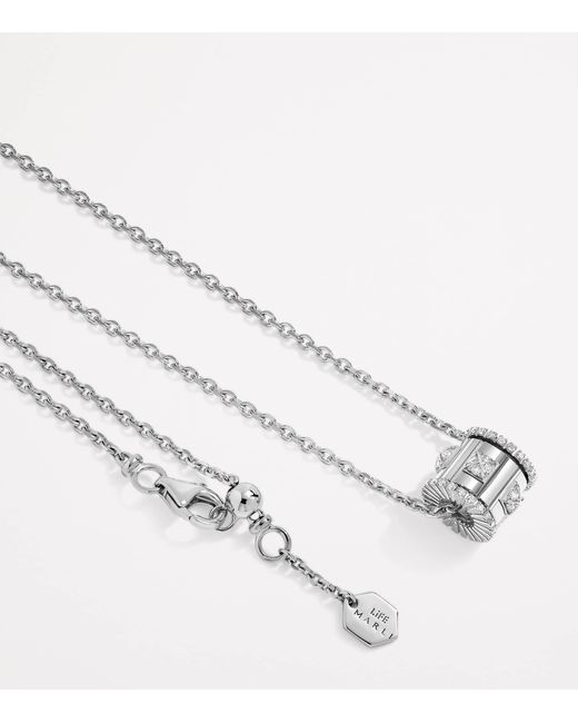 Marli New York White And Diamond Life Necklace