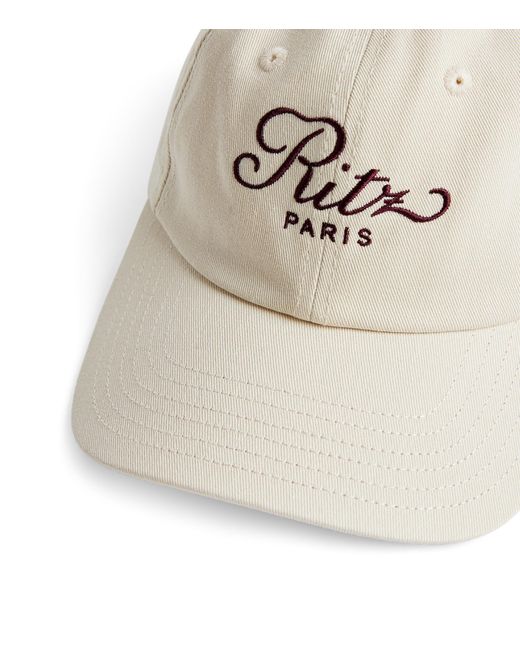 FRAME X Ritz Paris Logo Baseball Cap in Natural for Men | Lyst Canada