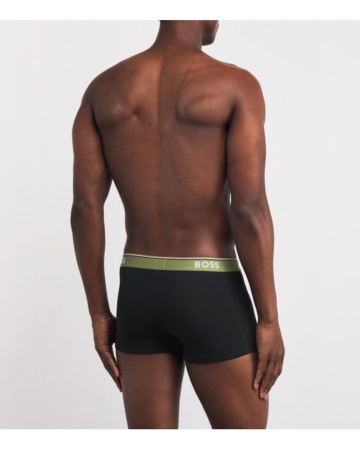 Boss Green Stretch-Cotton Power Trunks for men