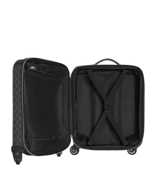 Gucci Black Small Gg Supreme Cabin Suitcase (51cm)