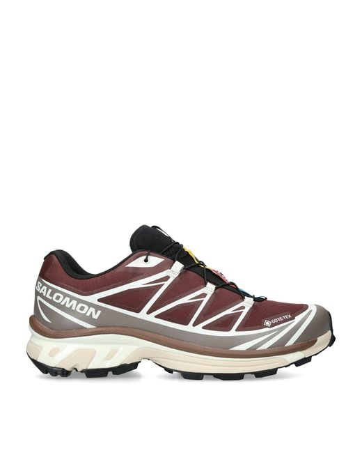 Salomon Brown Xt-6 Gore-Tex Sneakers for men