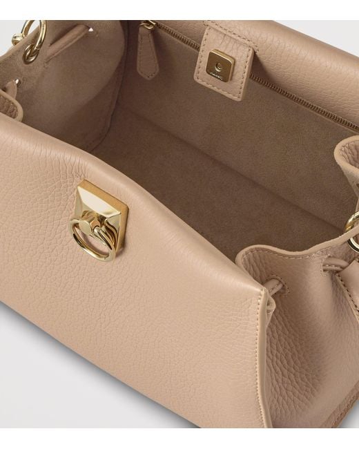 Mulberry Natural Small Leather Iris Shoulder Bag