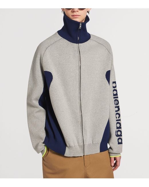 Balenciaga Blue Bodies Track Jacket for men