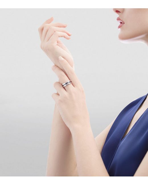 BVLGARI Metallic Sterling Save The Children Ring