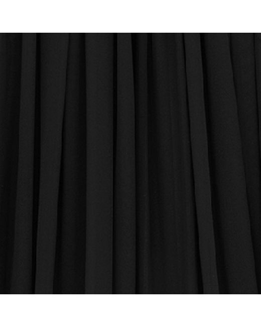 Saint Laurent Black Silk Maxi Skirt