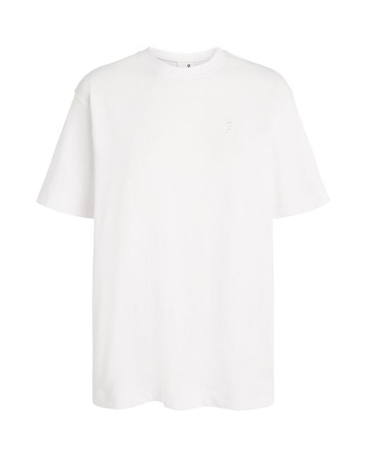 On Shoes White Cott Club Collective T-Shirt