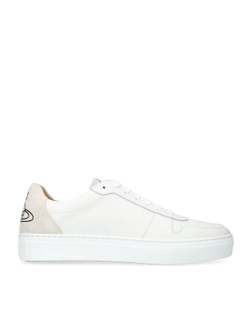 Vivienne Westwood White Leather Classic Sneakers