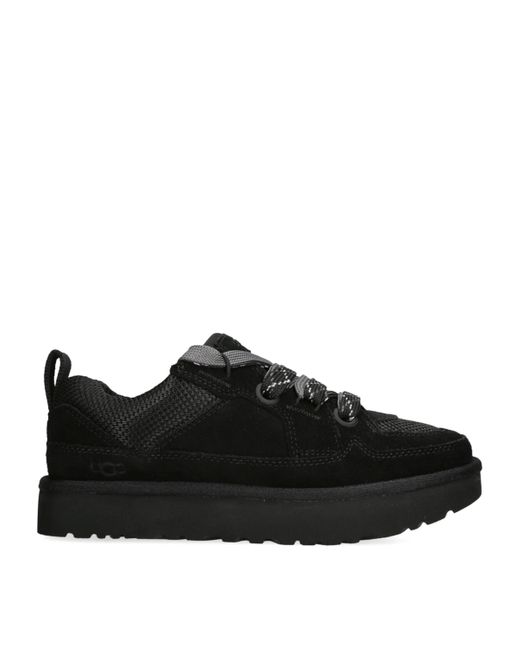 Ugg Black 'Lo Lowmel' Low-Top Sneakers for men