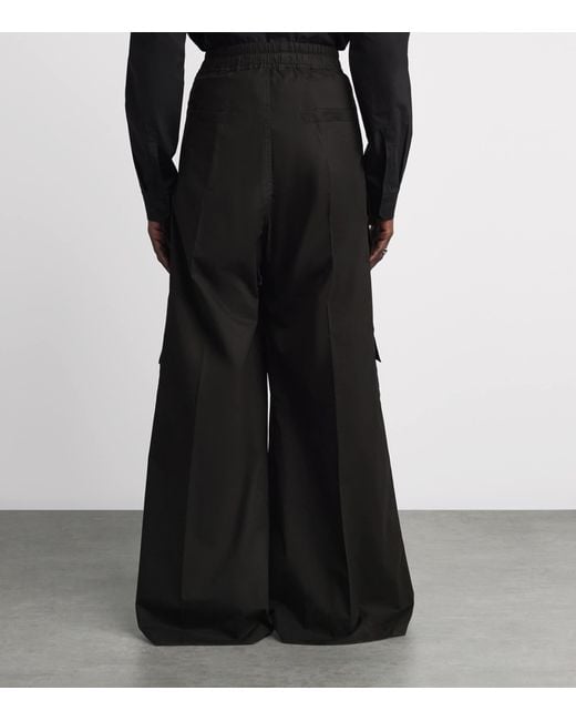 Rick Owens Black Belas Cargo Trousers for men
