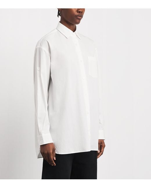 Agolde White X Maria Mcmanus Organic Cotton Poplin Shirt