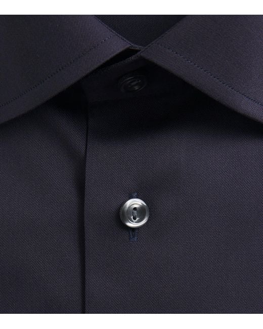 Eton of Sweden Blue Signature Twill Slim Shirt for men