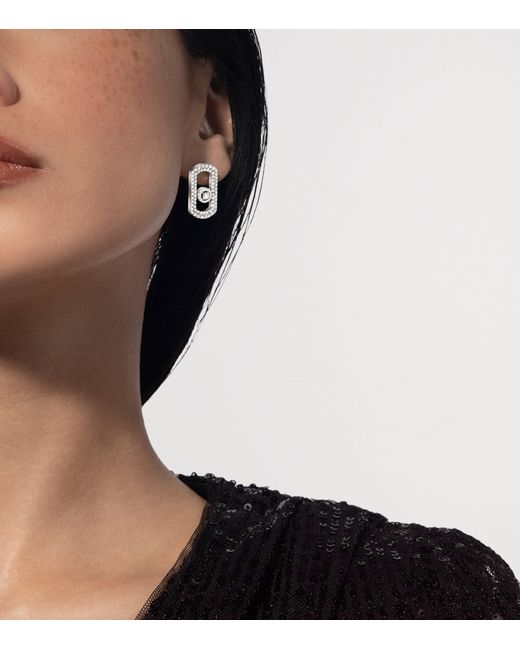 Messika Metallic So Move And Diamond Earrings
