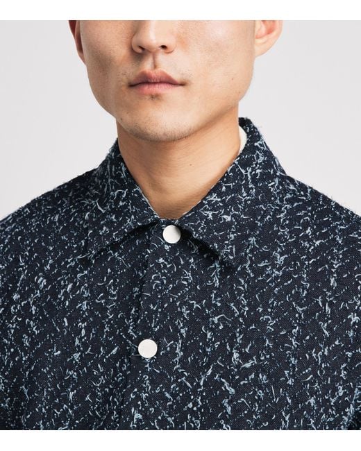 Samsøe & Samsøe Blue Sacastor X Denim Overshirt for men