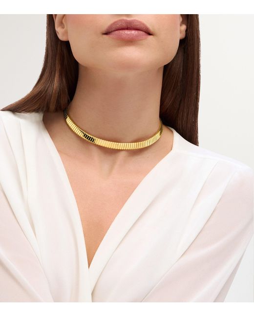BVLGARI Natural And Diamond Tubogas Necklace