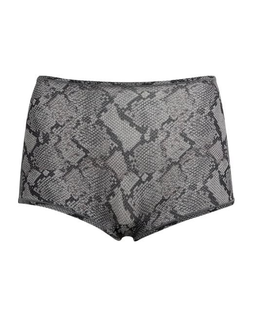 Skims Gray Fits Everybody Snakeskin Print Boy Short Briefs