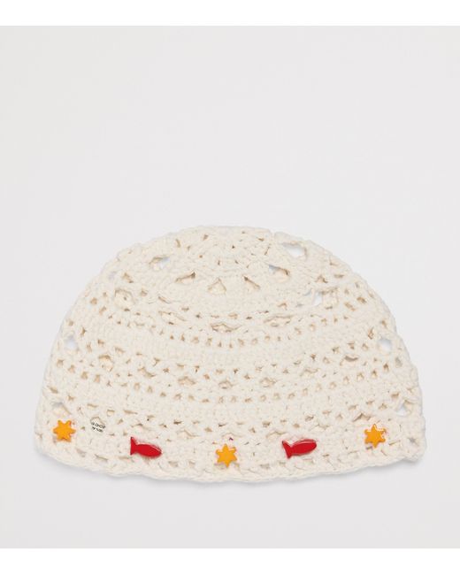 Lack of Color Natural Cotton Crochet Sunwave Beanie