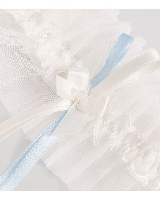 Simone Perele White Lace Wish Garter