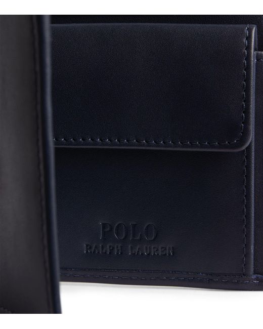 Polo Ralph Lauren Blue Painter Polo Bear Bifold Wallet for men