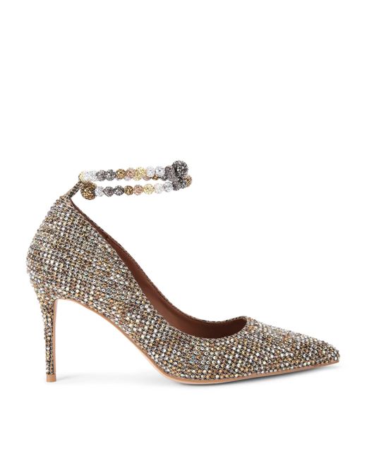 Kurt Geiger Metallic Embellished Belgravia Jewel Pumps