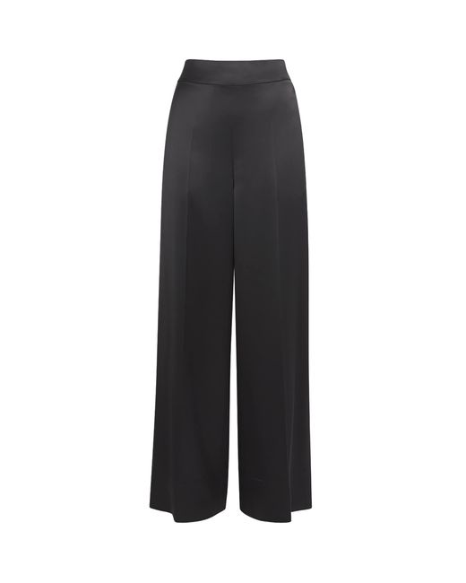 Joseph Black Satin Dijon Tailored Trousers