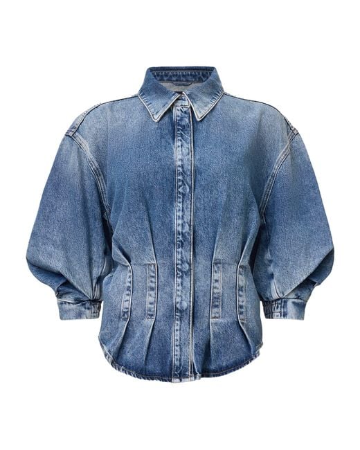 AllSaints Blue Denim Nancy Shirt