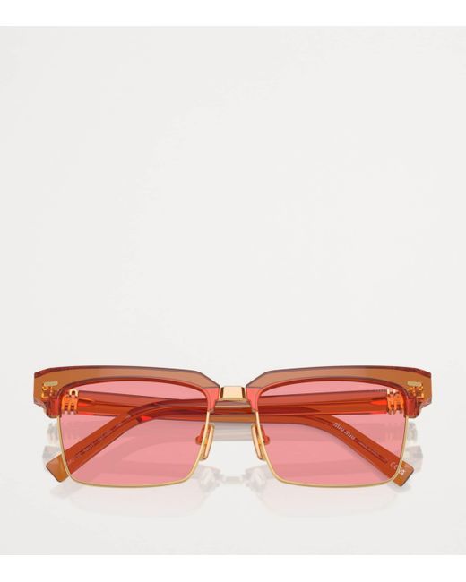 Miu Miu Pink Mu 10Zs Lbr Shn Pnk