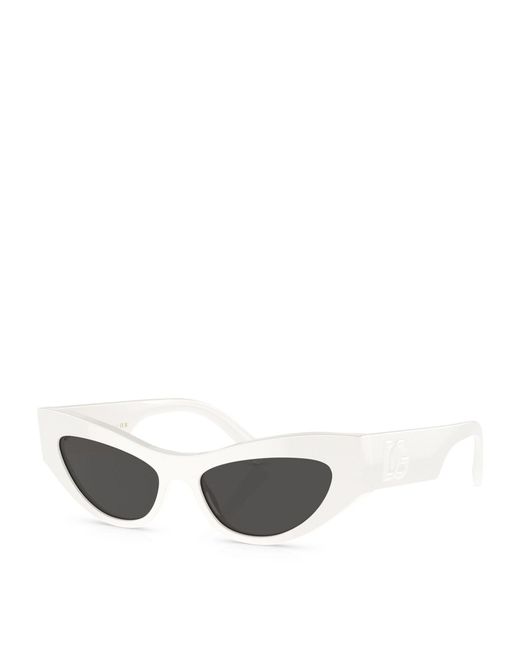 Dolce & Gabbana Metallic Cat-eye Sunglasses
