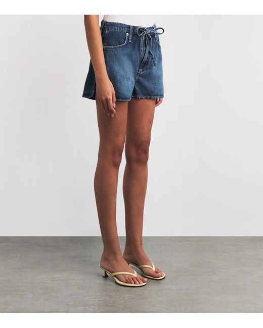 Rag & Bone Blue Nolan Denim Shorts