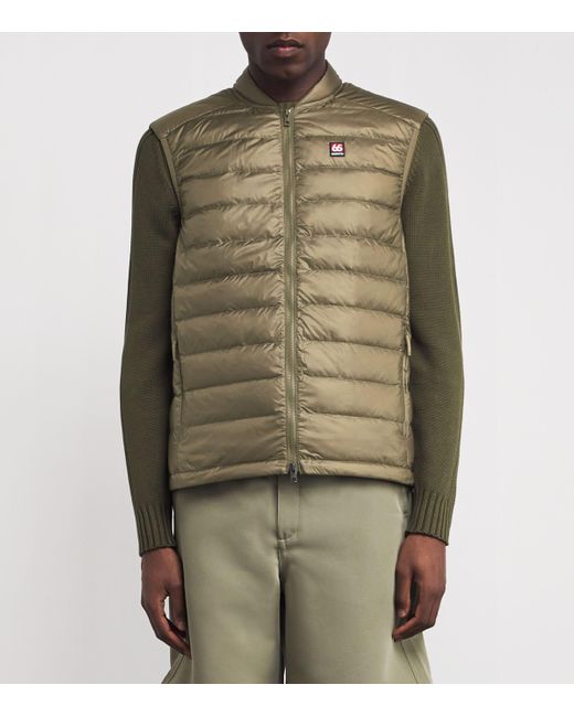 66 North Green Keilir Quilted Down Gilet for men