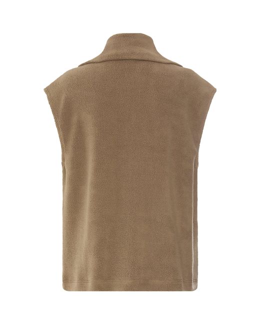 Hanro Brown Fleece Gilet