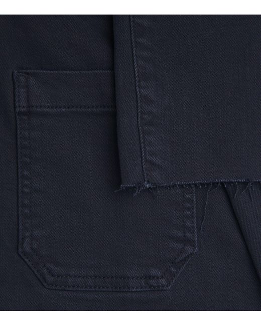 FRAME Blue The Anchor Wide-Leg Jeans