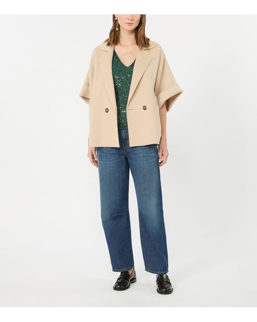 Weekend by Maxmara Blue Barrel Jeans