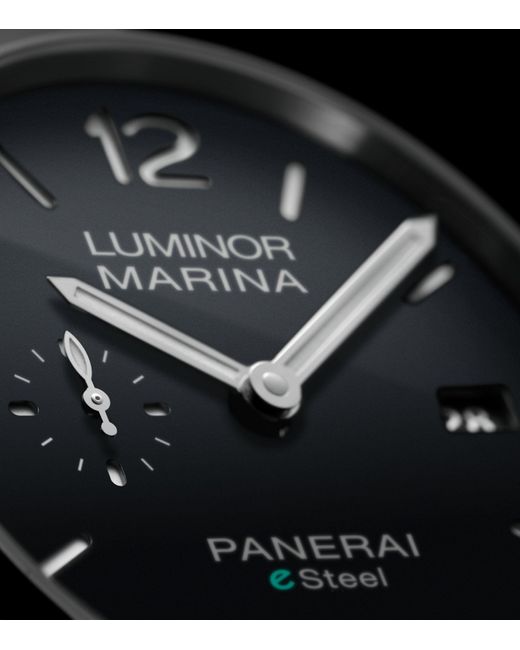 Panerai Gray Stainless Steel Luminor Marina Watch 44mm for men