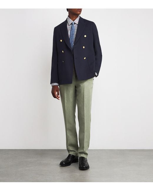 Paul Smith Blue Wool Blazer for men
